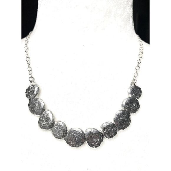 Sterling Silver Retired Silpada Solid 925 Necklace Weathered Sophisticated Look - Picture 4 of 10